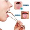 304 Steel Tongue Scraper Single Handle Tongue Cleaner For Adults Oral Care Dental Hygiene Tool K8W9