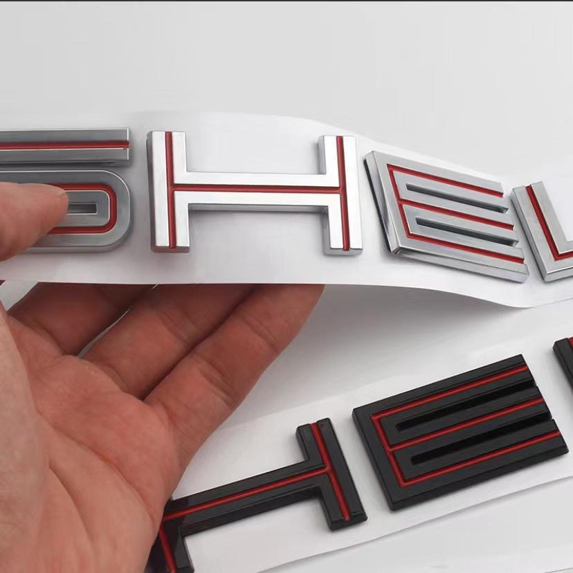 1X 3D ABS Silver Black Red SHELBY Emblem Car Badge Haed Decal For SHELBY Stikcer Accessories