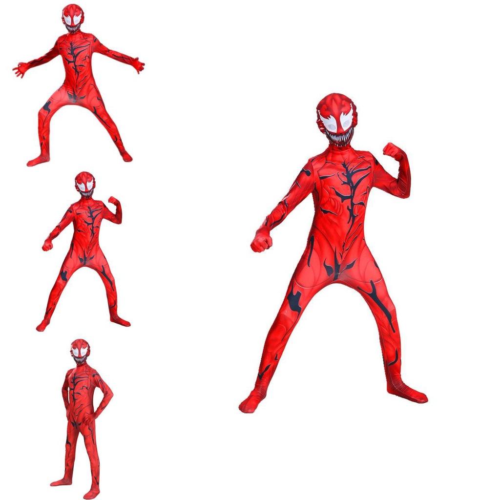 Tuta Venom Let There Be Carnage Cletus Kasady Cosplay Per Adulti e Bambini