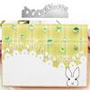 Vyřezávací raznice králík Border DIY Scrapbook Emboss Paper Card Photo Decor Stencil