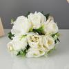 Artificial Rose Bouquets for Bride Soft Artificial Rose Bridal Bouquets Beautiful Flower Arrangement for Weddings top sale