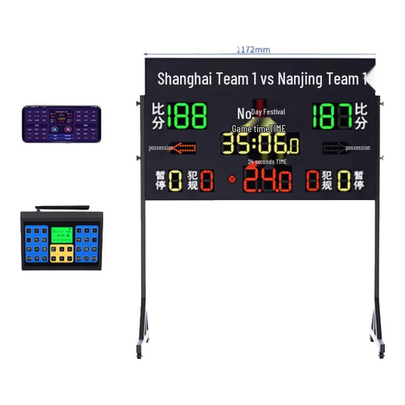 Professional Basketball Electronic Scoreboard