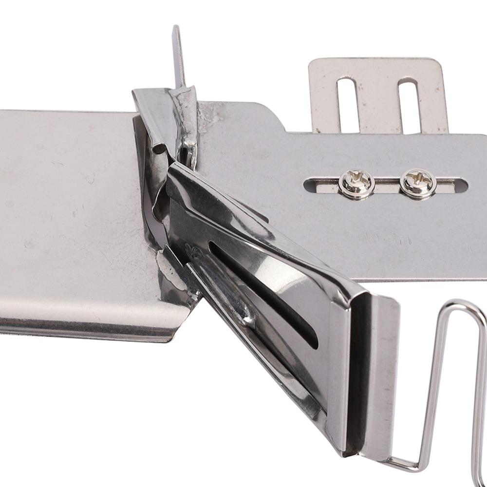 Sewing Machine Parts Iron Tape Binder Precision 4 Folds Hemmer Folder Adjustable Durable Sewing Hemmer Industrial Sewing