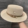 Straw Panama Hat Straw Flat Hat Summer Hat Straw Hat For Women Summer Sunhat