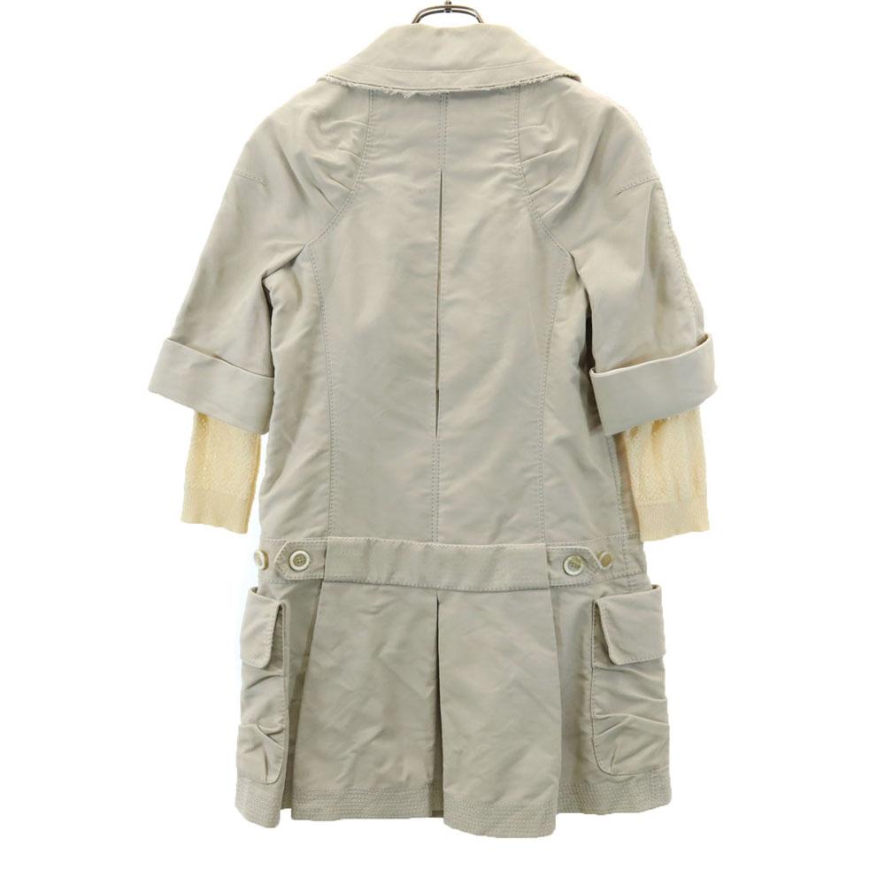 LOUIS VUITTON Made in France trench coat 36 beige Women Used