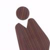 Bathroom Door Sign - Unisex Wooden Wall Decor With Male & Female Figures Frameless Design For Home & Office,Bathroom Decor