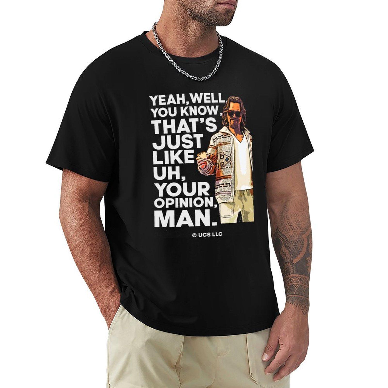 

The Big Lebowski vintage TShirt boys whites custom shirt Tshirts man anime shirts men 4XL