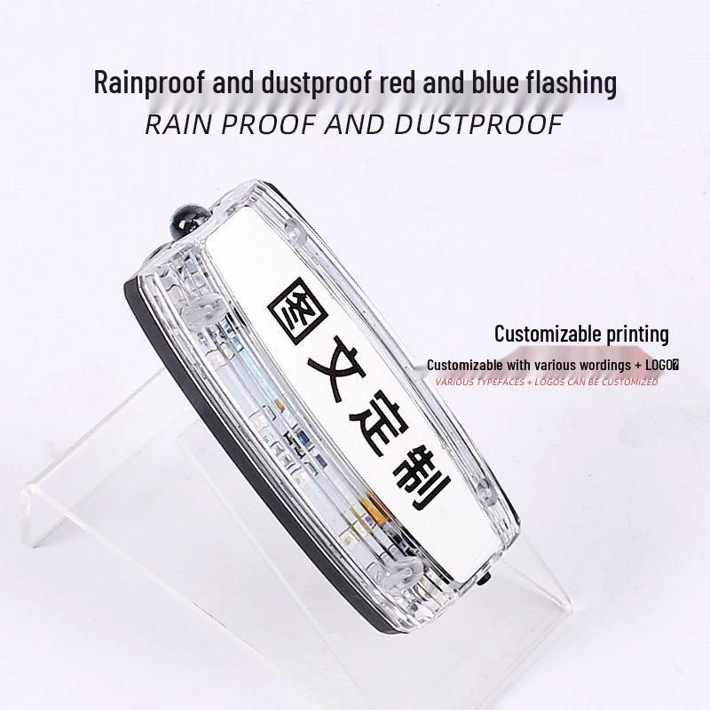 Rechargeable LED Shoulder Clip Strobe Light for Outdoor Running and Security