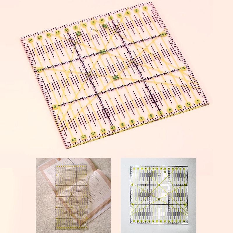 Buy 1pc Acrylic Material Patchwork Ruler Quilting Ruler For Clothing