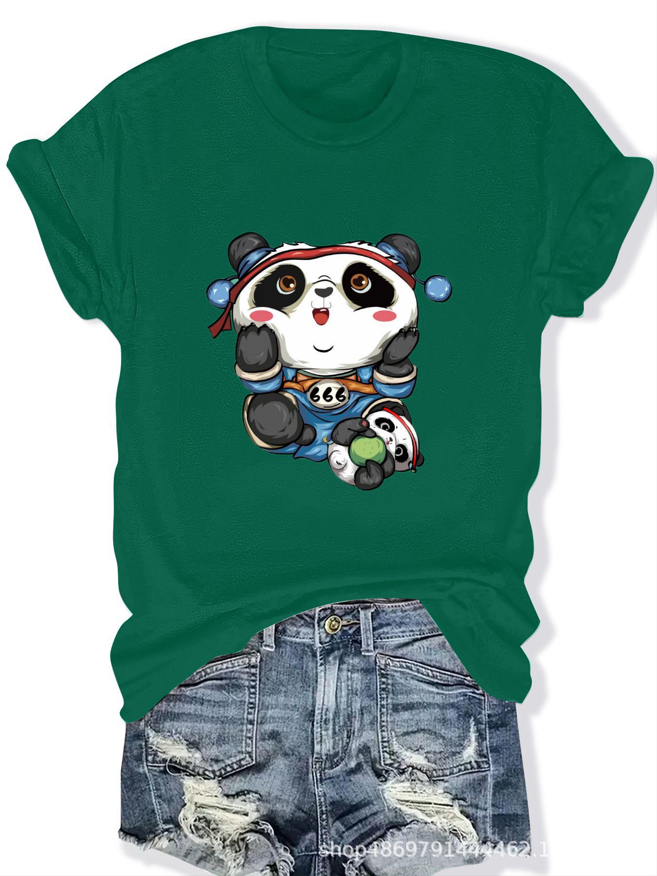 

Женская футболка с круглым вырезом в стиле кросс-бордерной моды Extra Extra Large зелёный