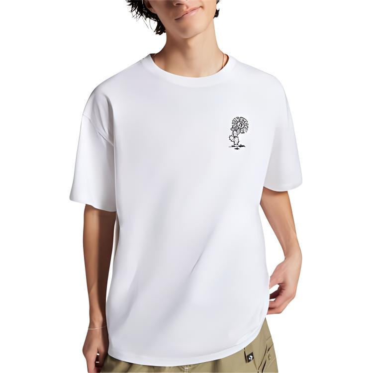

New Converse DESERT T Shirt Men s White 10026426-A03 XL