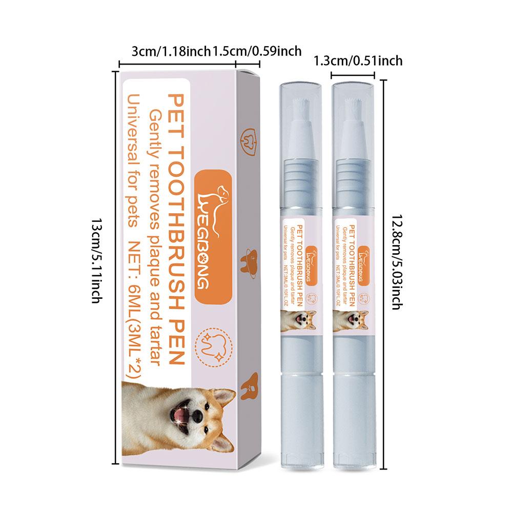 Gel per la Pulizia dei Denti del Cane Riparazione dei Denti Pulitore per Spazzolatura dei Denti Cura Orale per Cani Gatti Rimuovi Odori e Macchie Rinfrescante per l'Alito degli Animali Domestici