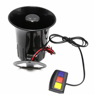 Novo Buzina de Carro Forte de 3 Tons 12V Buzina de Som Forte Alto-falante Buzina de Sirene de Polícia Bombeiros para a Maioria dos Carros Motocicleta 115DB