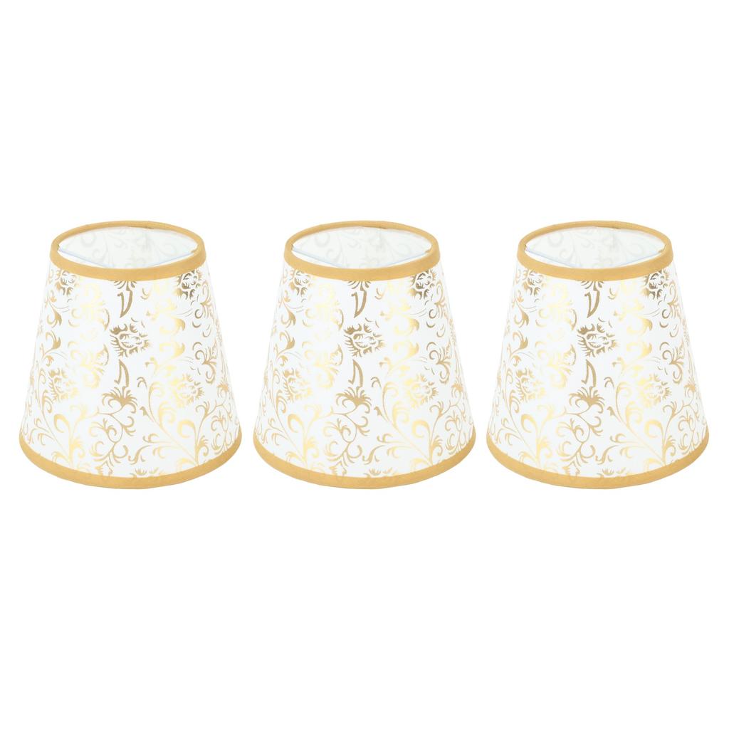 Cloth Lampshade Clip On Installation Modern Fabric Lamp Shades for E14 Bulb Chandelier Table Lamp 3pcs