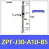 ZPT Vacuum Suction Cup Mini Fitting: Industrial Pneumatic Flat/Pointed Head Anti-Rotation Robotic Arm Holder.