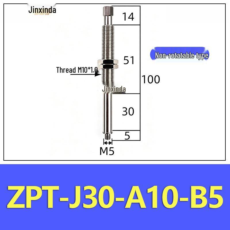ZPT Vacuum Suction Cup Mini Fitting: Industrial Pneumatic Flat/Pointed Head Anti-Rotation Robotic Arm Holder.