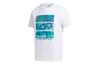 Neo T Shirts Men's White Crew Neck Moderate Straight Fit GJ8773