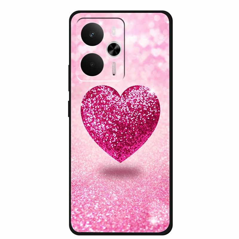 For Realme 14 Case Soft TPU Black Silicone Cover for Realme 14 5G Global RMX5070Soft Case Shockproof Cover RMX5070 Oppo Realme14