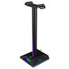In Stock Lanxinda EB01 Gaming Headset Stand with RGB Lighting Dual USB 3.5mm Audio Interface ABS Material