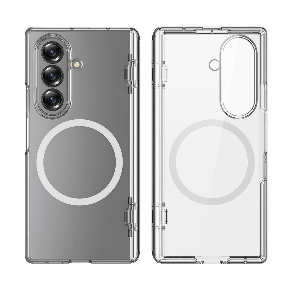 Skin-friendly Feel Automatic Spring Hinge Built-in Magnetic Glass Protective Film Case For Samsung Galaxy Z Fold 7 Protect Cover