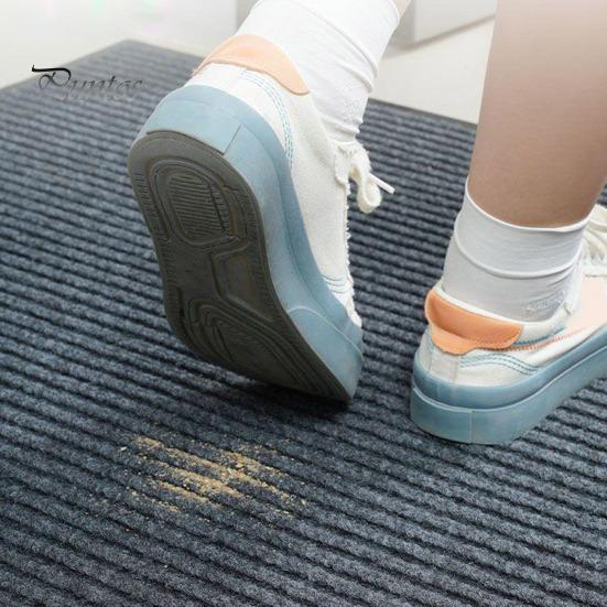 Dirt Trapping Mat Heavy-Duty Doormat Absorbent Entrance Rug Floor with Waterproof Rubber Backing Easy Clean Non-Slip Mud Catcher Commercial