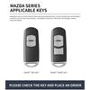 Suitable for Mazda CX-5 2013 2014 2015 2017 2019 Zinc Alloy Car Key Case Leather High-end Car Key Case SUV Key Case Accessories