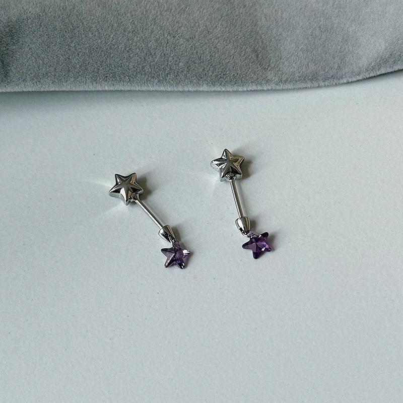 

Розовые серьги-капли-звезды, гвоздики для козелка, серьги для предотвращения аллергии для женщин, девушек, простые серьги, ювелирные аксессуары, подарки