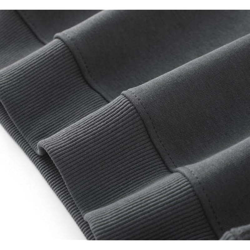 [EASTEMPO] ladies trainer spring long sleeve Relaxing Plain color Fashionable casual cute large size (JP, alphabet, M, dark gray)