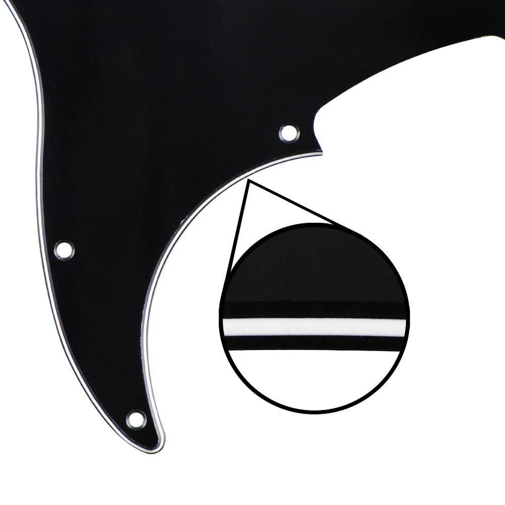 FLEOR 1PCS PB Bass Pickguard Bass 4 Strings PB Bass Scratch Plate 13 Holes with Pickguard Screws