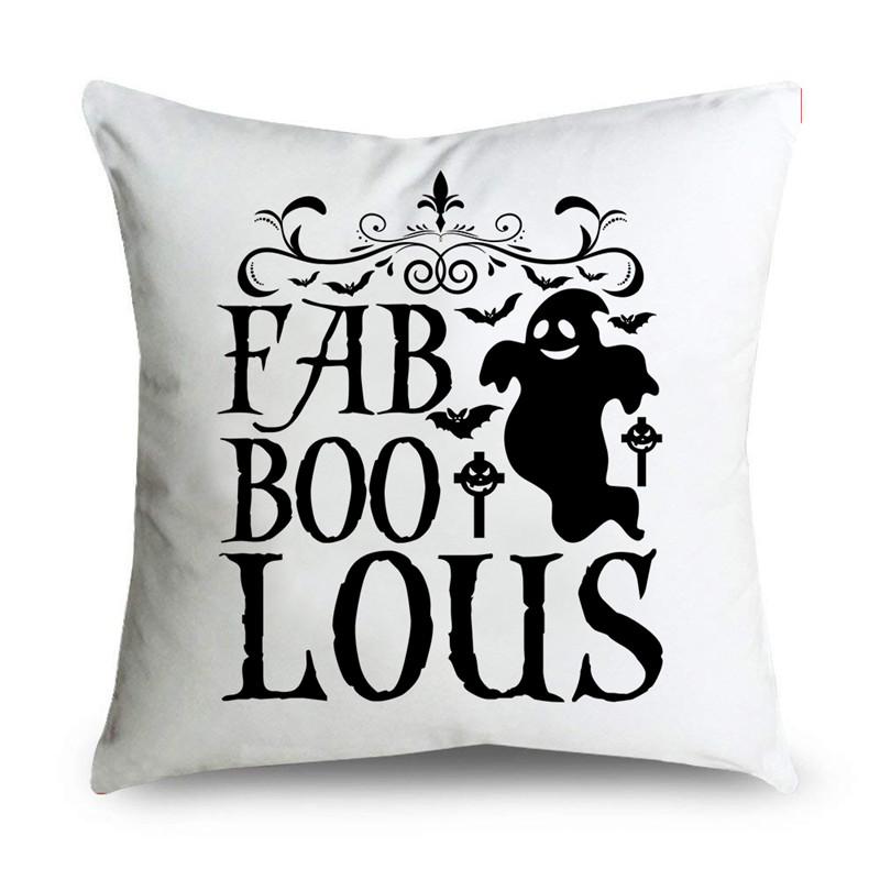 Easter Happy Halloween Horror Pumpkin Print Pattern Cushion Cover Home Living Room Sofa Decoration Pillow Cover