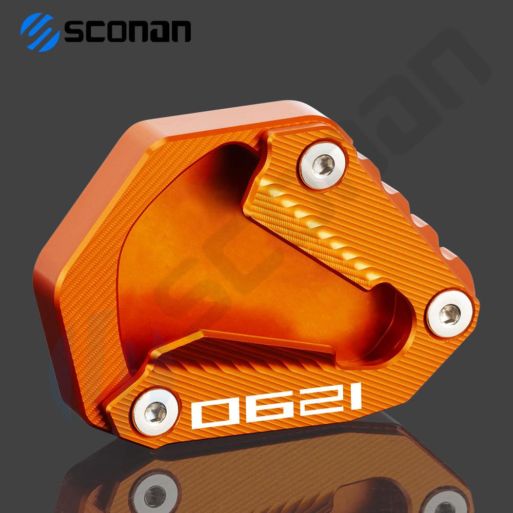 Motorcycle Kickstand Enlarge Plate Side Stand Extension Pad Accessories For KTM 1290 ADV 1290 SAS 1290 SUPER ADVENTURE S -