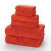 Handon Orange-Red Cotton Towel Set