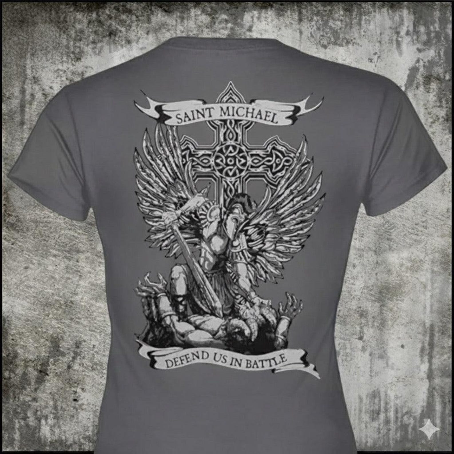 Saint Michael Defend Us - Women s XL