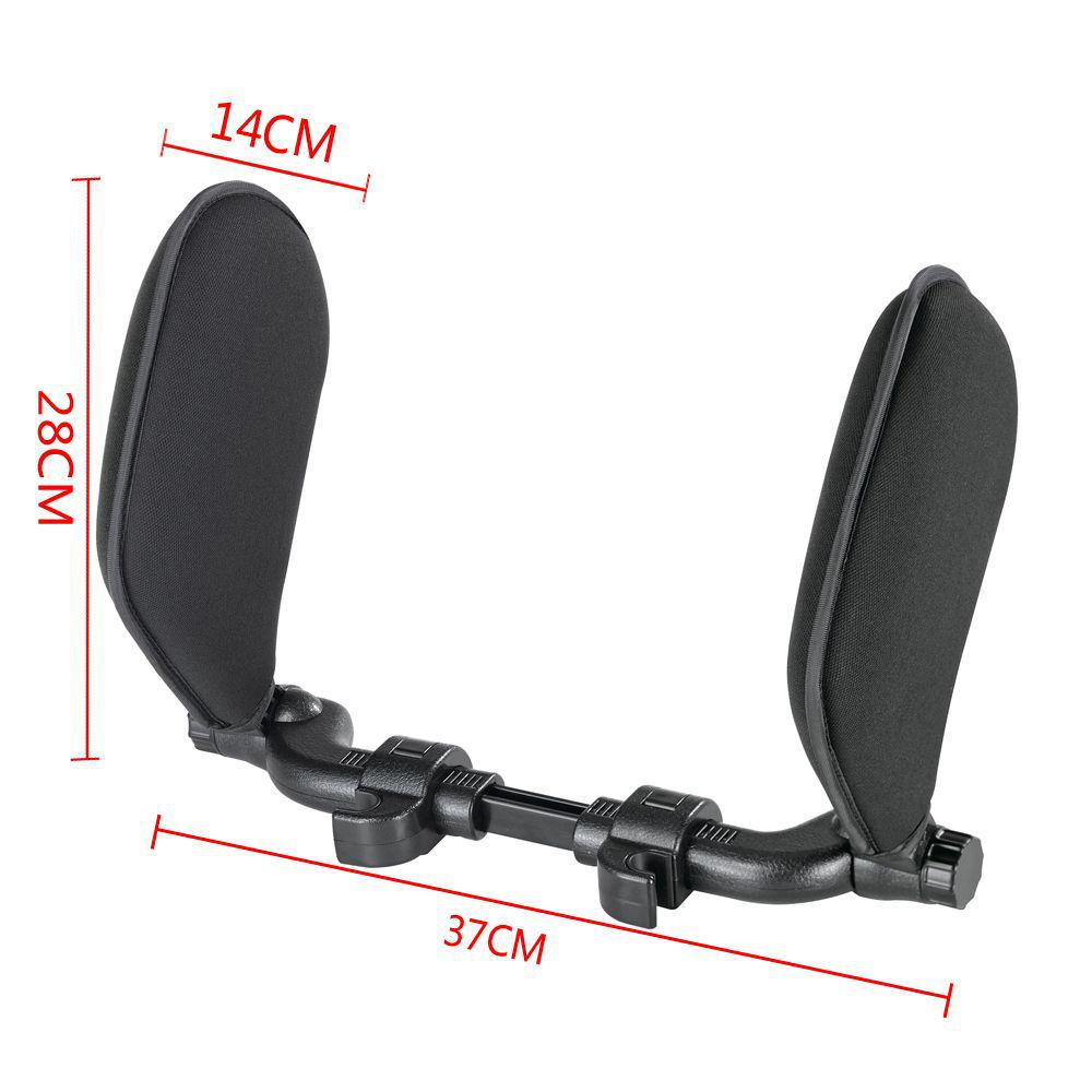 Car Travel Headrest Pillow for Side Sleeping & Cervical Support