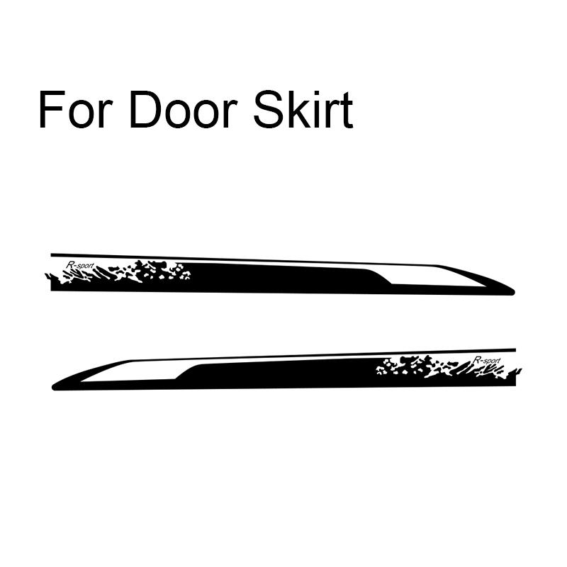 2pcs Car Side Sticker Stylish For Nissan NAVARA NP300 Auto Vinyl Film Decoration Decal DIY Sport Styling Car Tuning Accessories