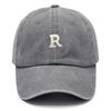 Men Baseball Cap Cotton Washed Women Vintage Adjustable Dad Cap Letter Embroidery Streetwear Casual Sun Hat Unisex Fashion Gift