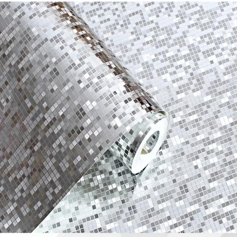 Waterproof Luxury Striped Wallpaper Home Decor Modern Wall Coverings 9.5M Roll Damask Metallic Glitter Gold Foil Wall Paper