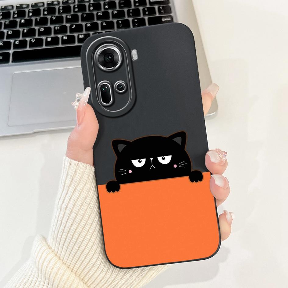 For OPPO Reno 11 5G Case CPH2599 Cover Lovely Panda Camera Protection Soft Silicon Phone Case For OPPO Reno11 Pro Reno 11F Coque