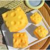 Jumbo Cheese Cube Stress Ball Shapeable Slow Rebound Squeeze Ball Stress Relief Fidget Toys Home Ornament Kids Birthday Gifts