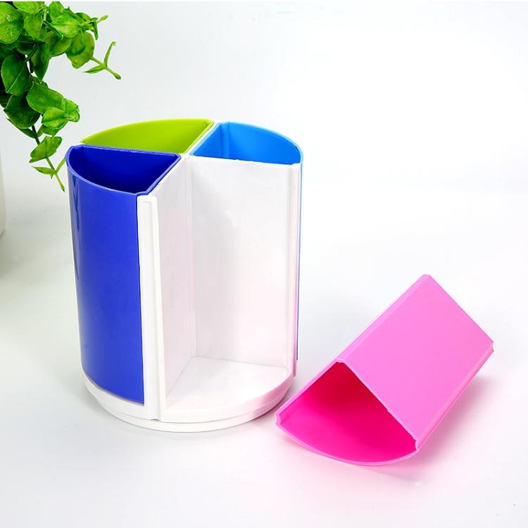 Multifunctional Colorful Detachable Rotary Stationery Office Roundoffice School  Pen Holder
