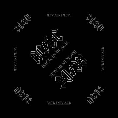 AC/DC Unisex Adult Back In Black Bandana