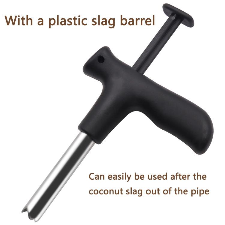 Kit Profesional de Instrumente pentru Deschis Nucă de Cocos, Crăpător Greu, Cuțit, Îndepărtător de Coajă pentru Nuci de Cocos Tinere