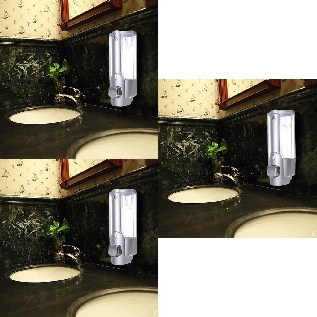 Hotel Wall Mount Soap Dispenser With Manual Push For Bathroom And Washroom Use