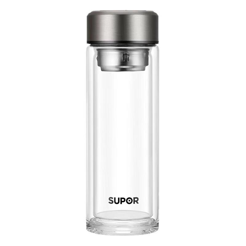 Supor Double-Layer Glass Teacup with Filter