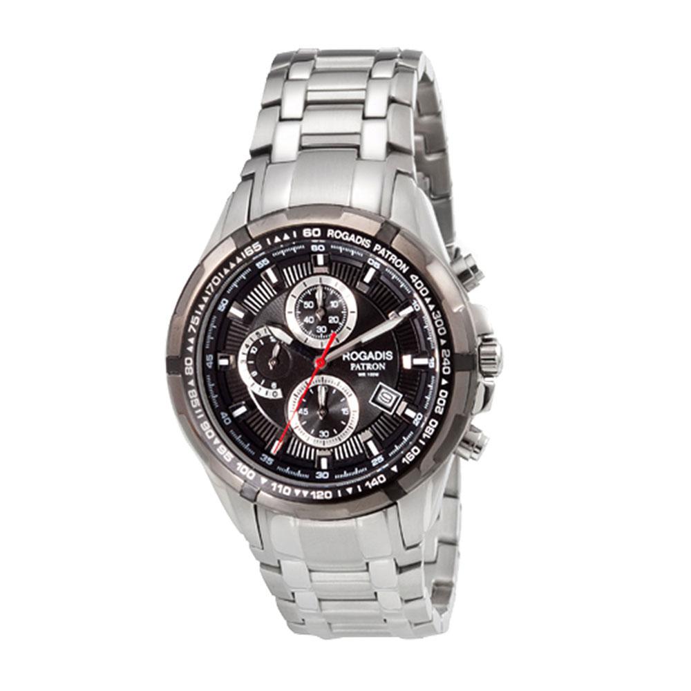 Logadiseu Men'S Chronograph Metal Watch Dh100712M_Bk
