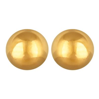 [R7042] - Golden 'Balls' Steel Buckles - 3 Mm