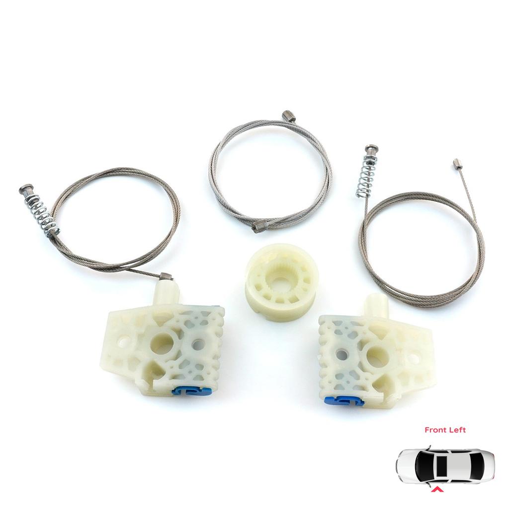 EWR1087 Zestaw Naprawczy Podnośnika Szyby Elektrycznej Regulator Przednie Lewe Drzwi do VW Tiguan MK1 5N 2007-2018 5-Drzwiowy SUV 5N0837461