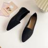 Fashion Spring New Fashionable Breathable Flat Shoes for Women Soft Bottom Pointed Casual Fashion Simple Comfortable Boat Shoes