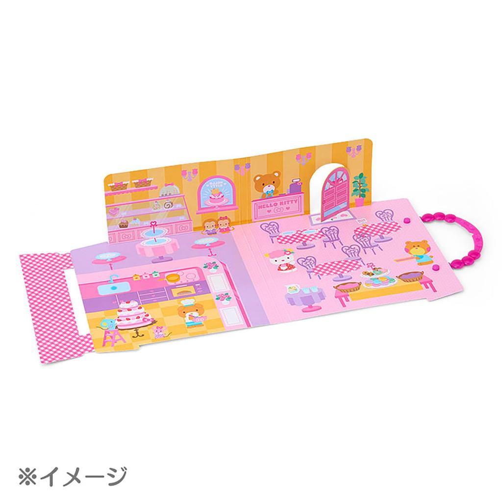 Sanrio My Melody Playable Sticker Paper Ages 3 and 155209 Set, Mount (PP Coated), Stickers PVC, Toy, Children, Up,