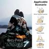 Harry Potter and the Deathly Hallows Part 2 Movie Poster PrintPrint Blanket, Soft Blanket For Sofa Office Bed And Travelling Daughter Birthd